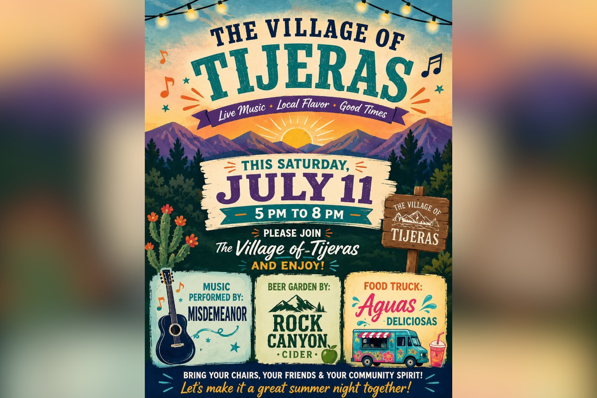 The Village of Tijeras throws open-air summer party Saturday with live music, cider and food truck