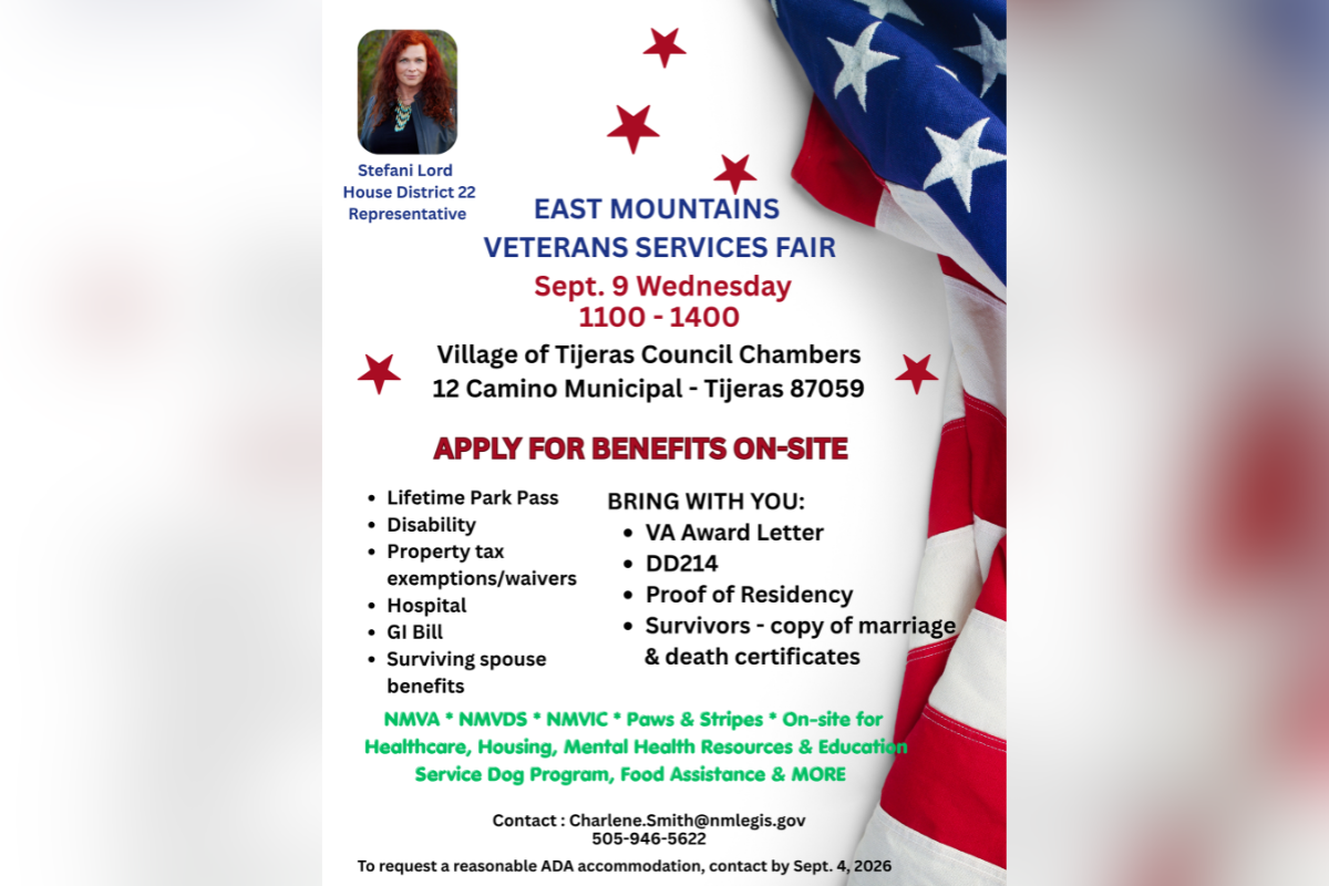East Mountains fair to showcase services for veterans
