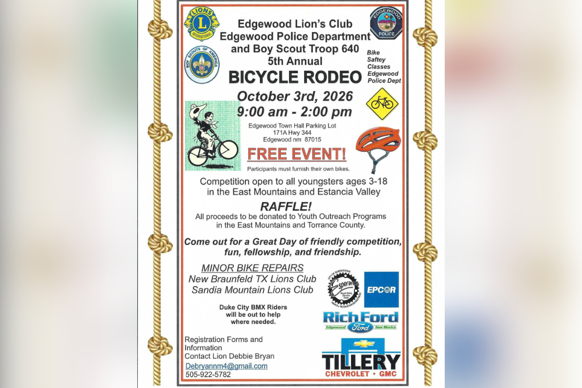 Kids can lasso some bike safety skills at Edgewood’s free Bicycle Rodeo Oct. 3